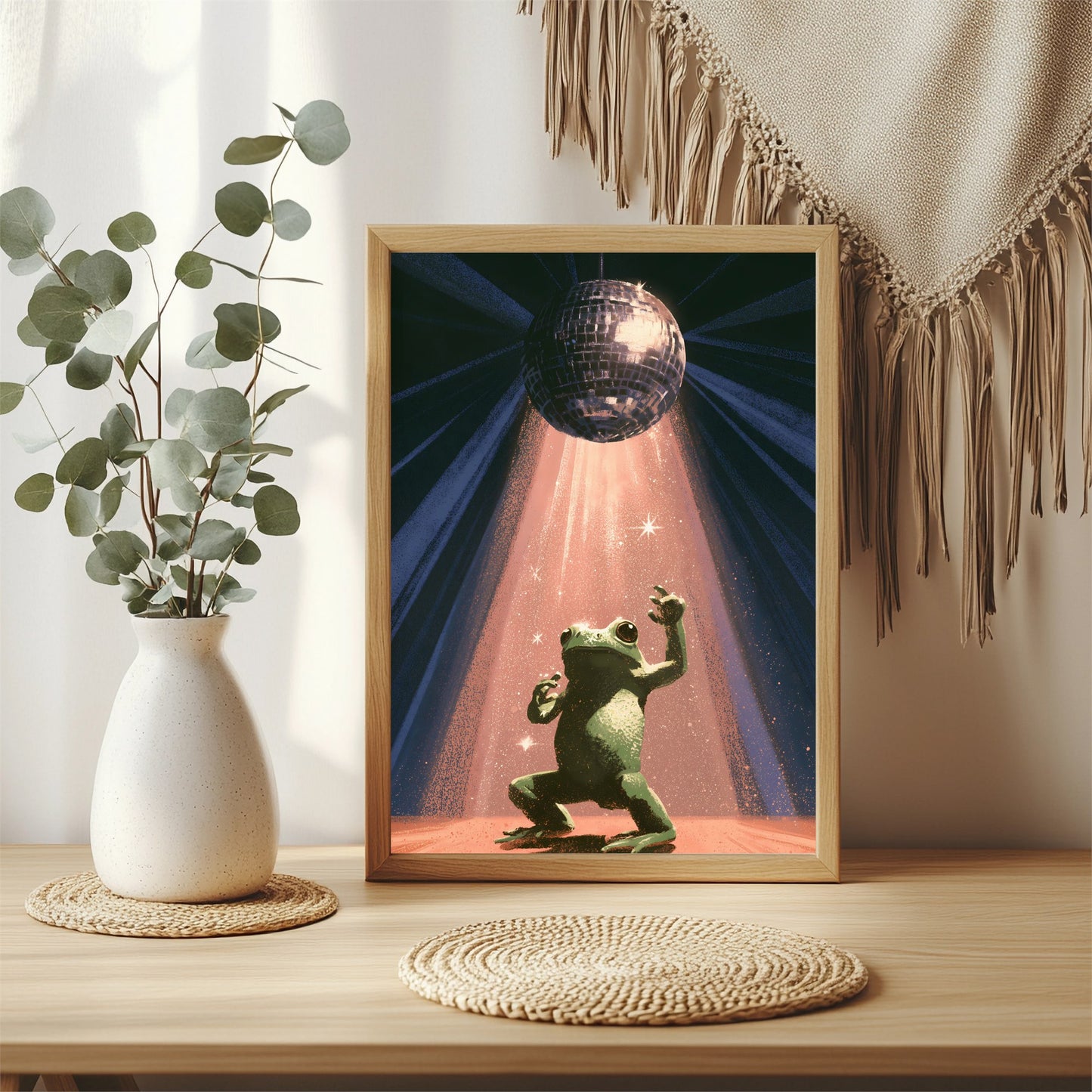 Tanzender Frosch Poster – Raumansicht 3