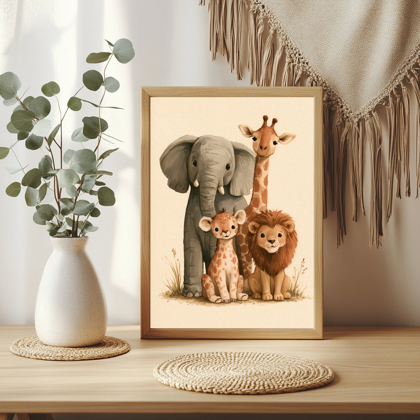 Safari-Freunde Poster – Raumansicht 3