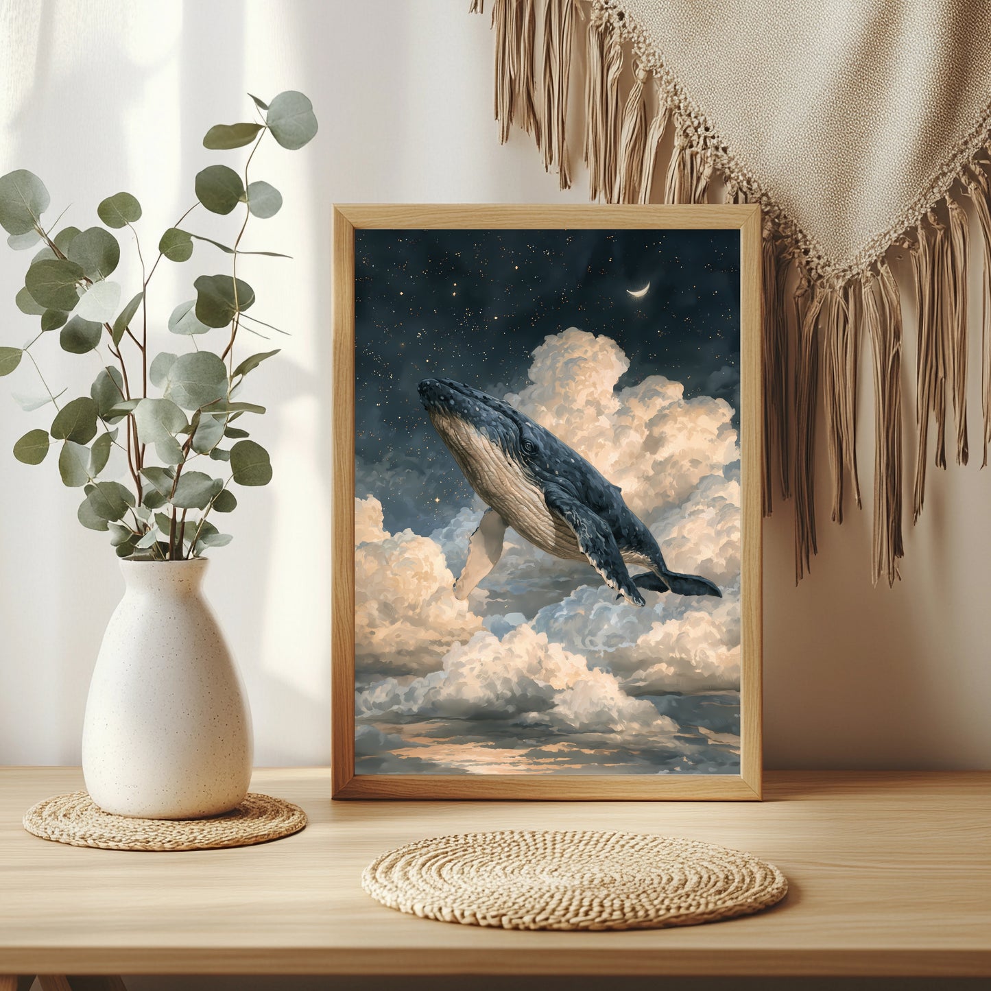 Wal & Sterne Poster – Raumansicht 3