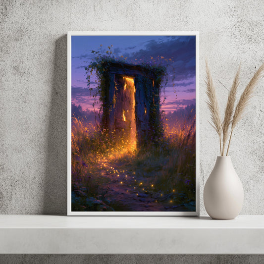 Magische Tür Fantasy Poster – Produktansicht 2