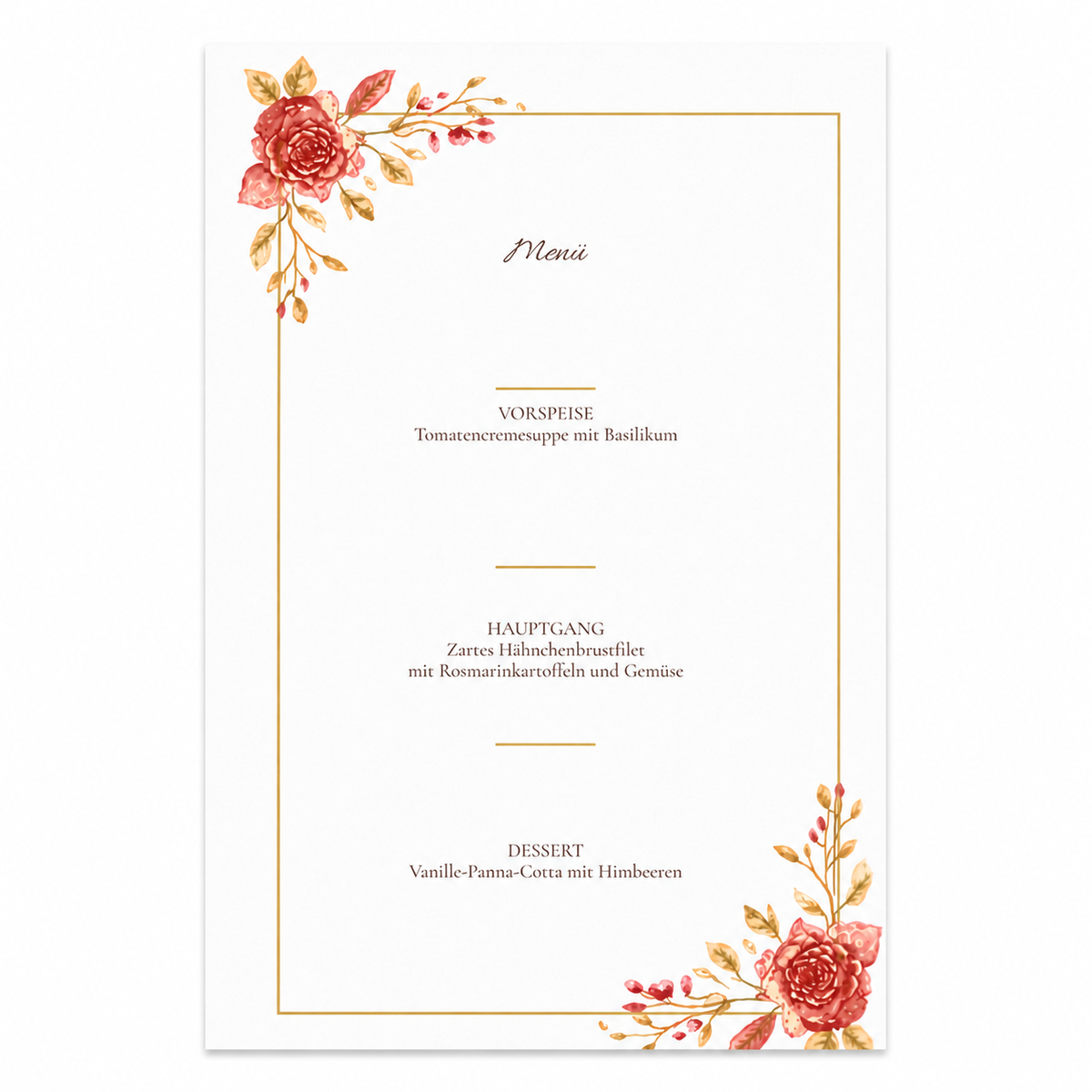 Personalisiertes Hochzeitspapeterie-Set | Dusty Rose | Schilder & Menükarten