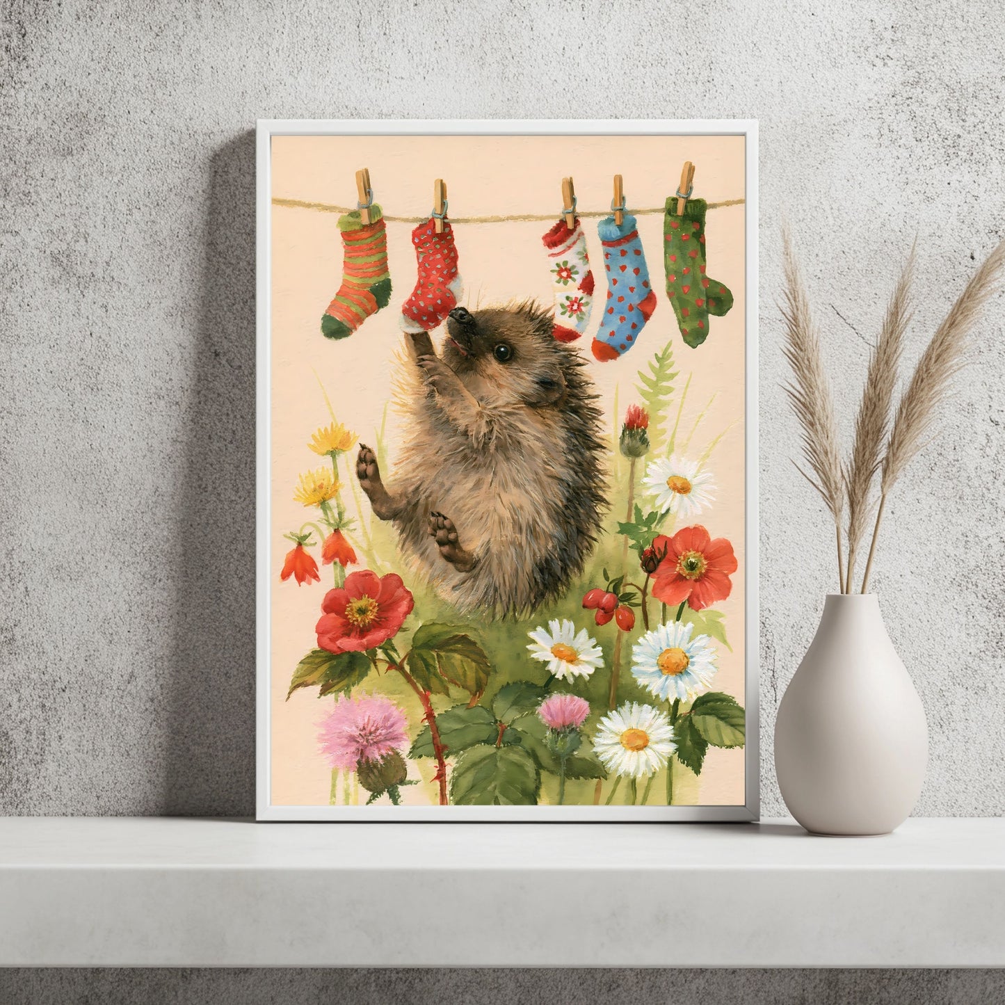 Igel-Waschsalon Poster – Raumansicht 2