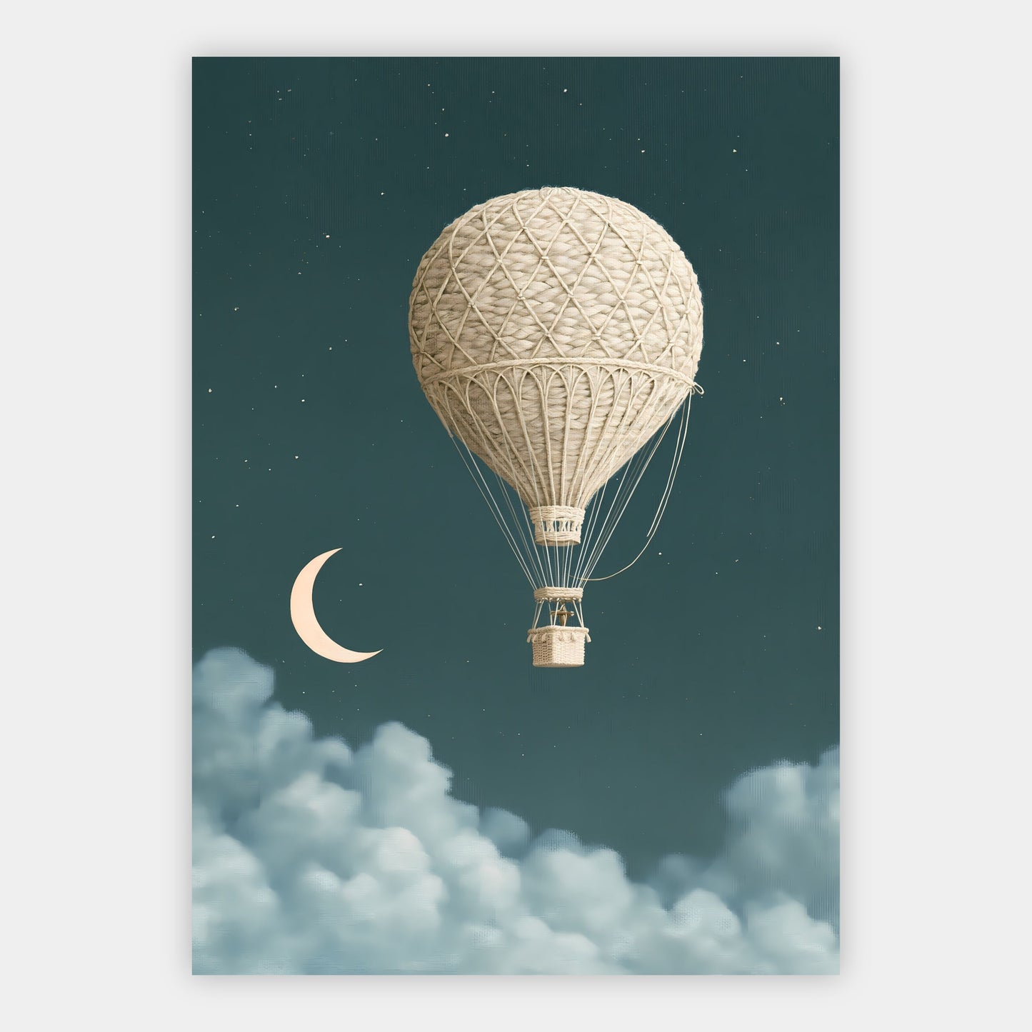 Mondballon Poster – Freisteller