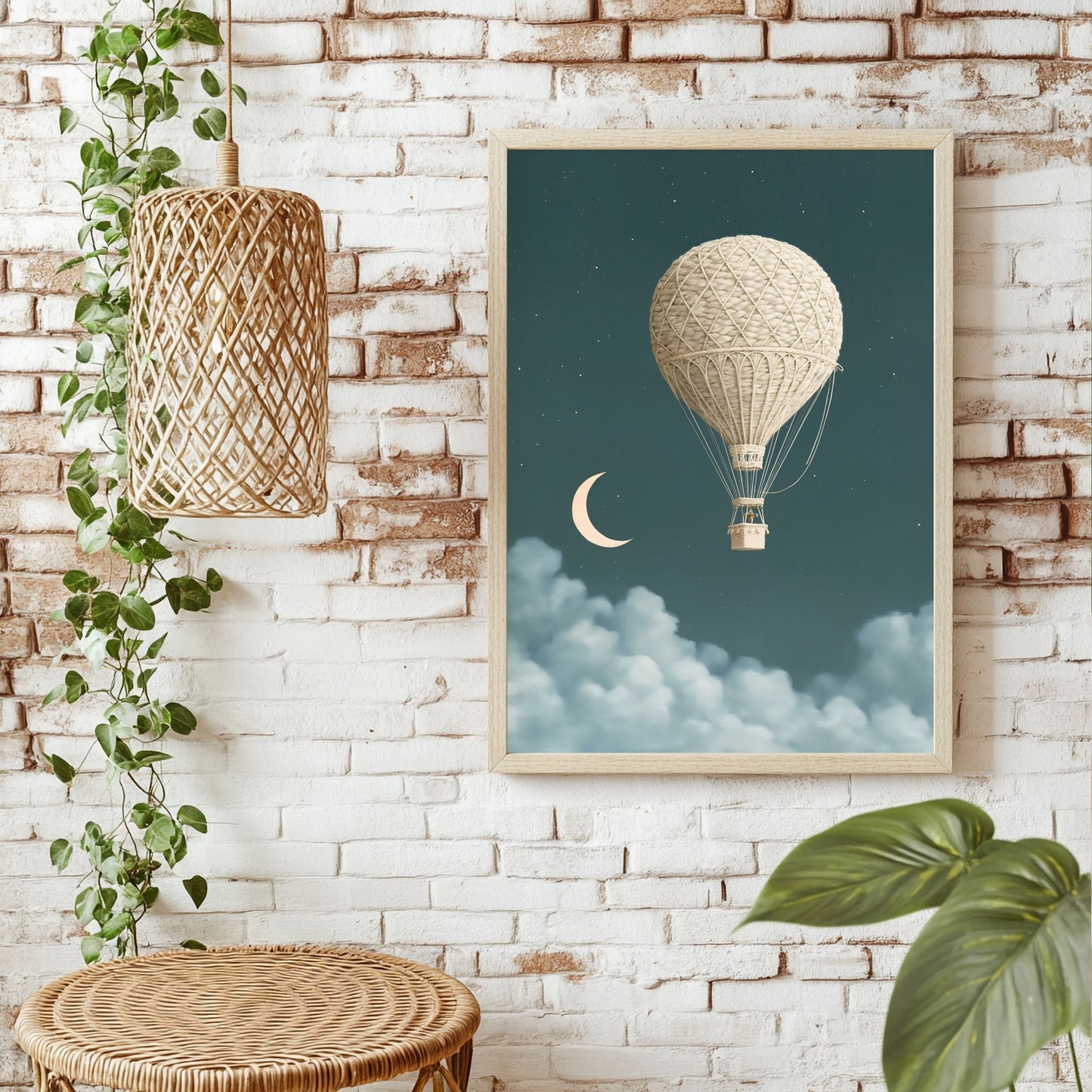 Mondballon Poster – Raumansicht 1