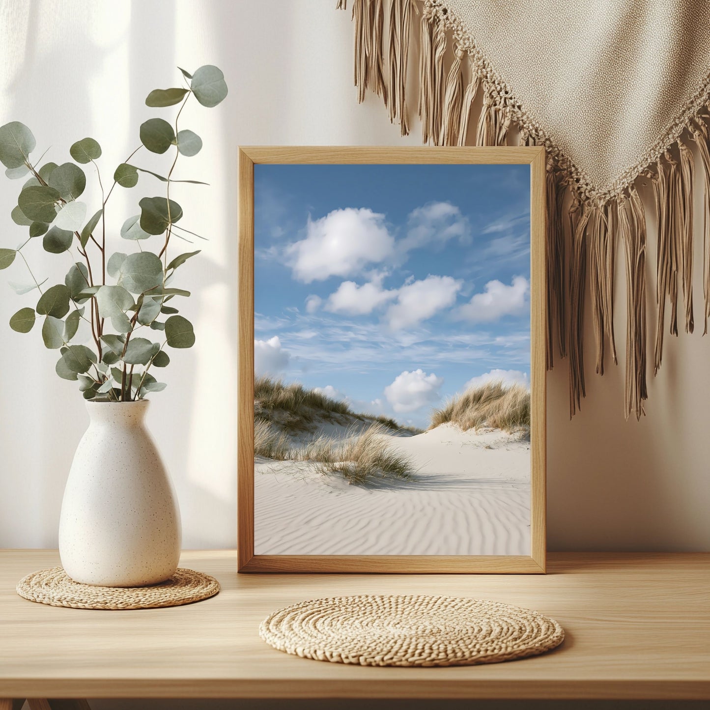 Düne mit Strandgras Poster – Raumansicht 3