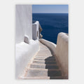 Steintreppe zum Meer Poster – Freisteller