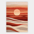 Sonnenuntergang als Webbild Poster – Freisteller