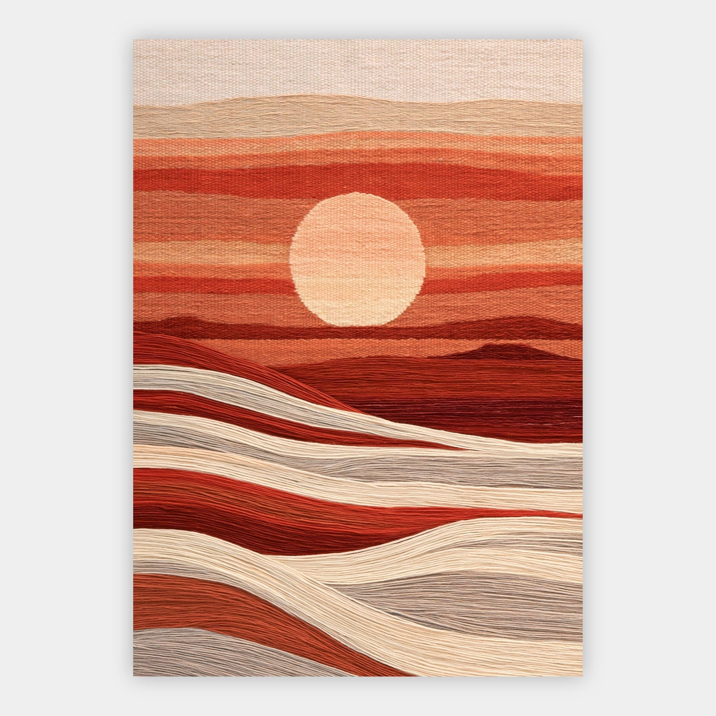 Sonnenuntergang als Webbild Poster – Freisteller