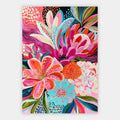 Blumen mit Punkten Poster – Freisteller
