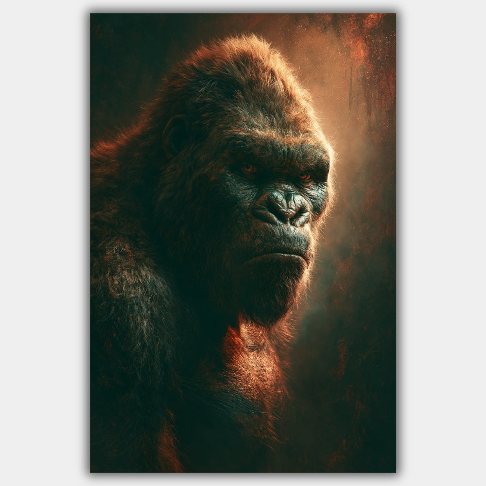 Gorilla Fotorealistisch Poster – Produktansicht 1