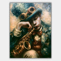 Steampunk Jazz Musiker Poster – Produktansicht 1