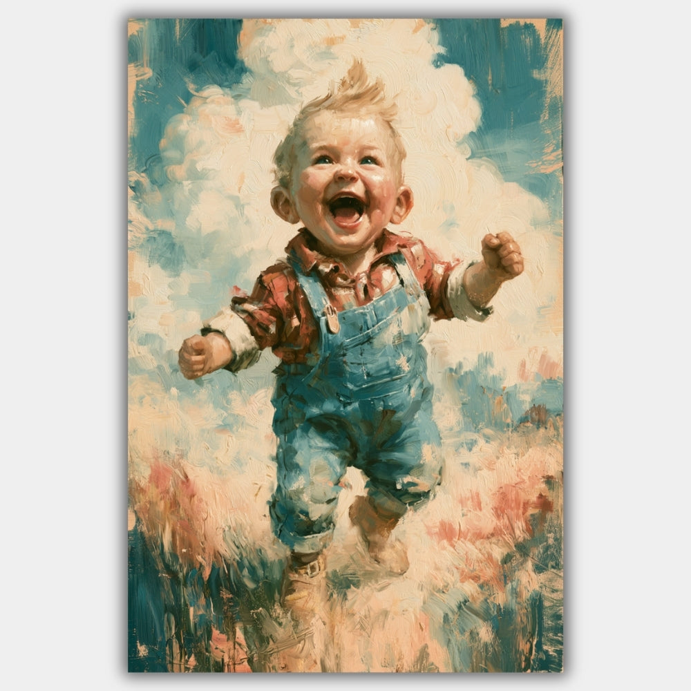 Lachender Junge Poster – Produktansicht 1