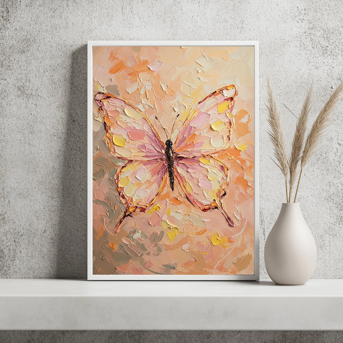 Schmetterling in Pastell Poster – Produktansicht 3