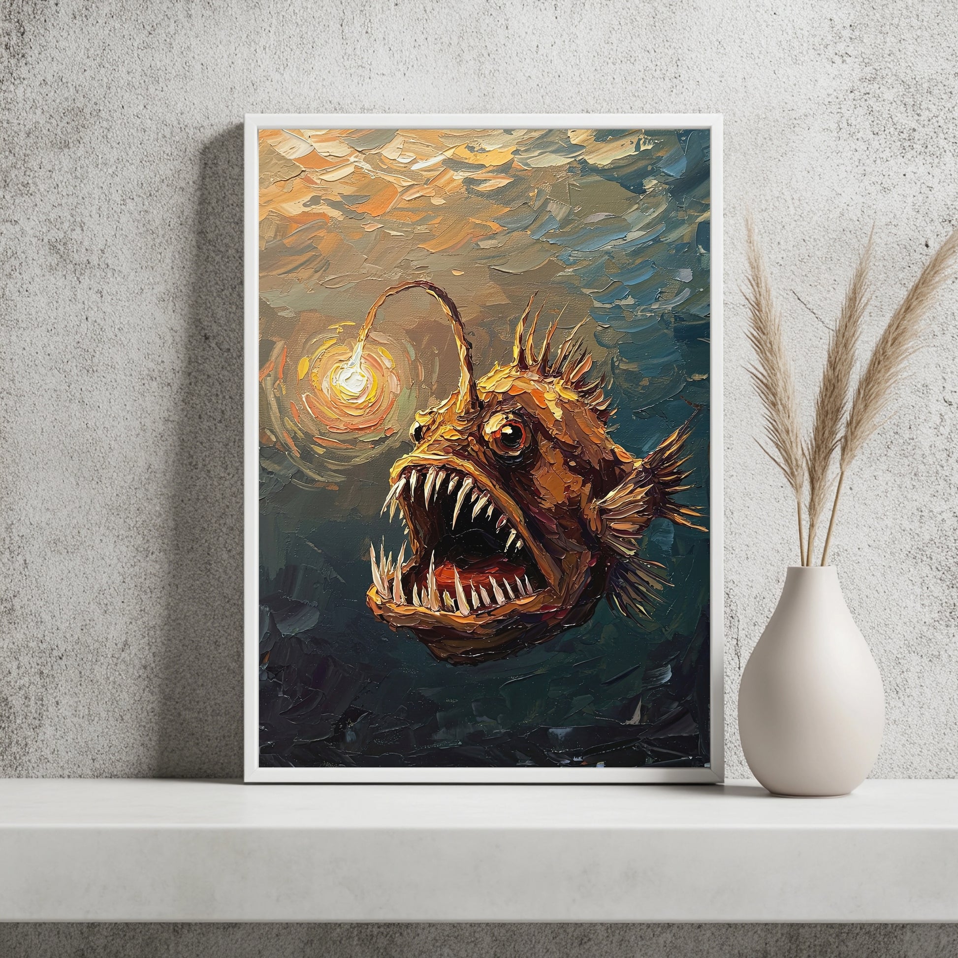 Tiefsee-Anglerfisch Poster – Raumansicht 2