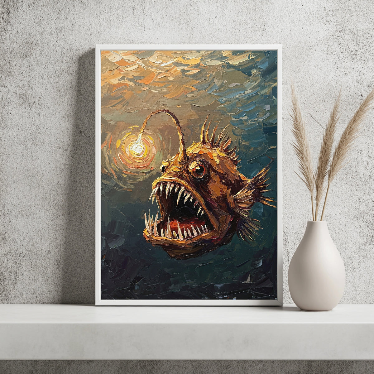 Tiefsee-Anglerfisch Poster – Raumansicht 2