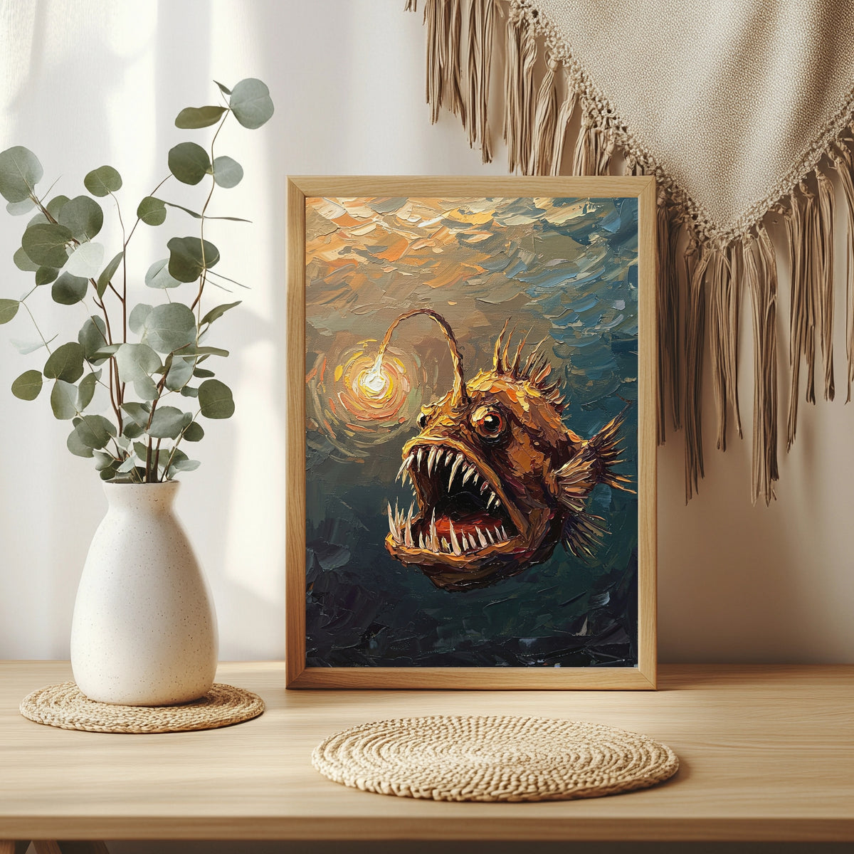 Tiefsee-Anglerfisch Poster – Raumansicht 3