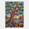 Psychedelischer Baum Poster – Freisteller