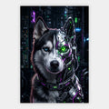 Cyber-Husky Poster – Freisteller