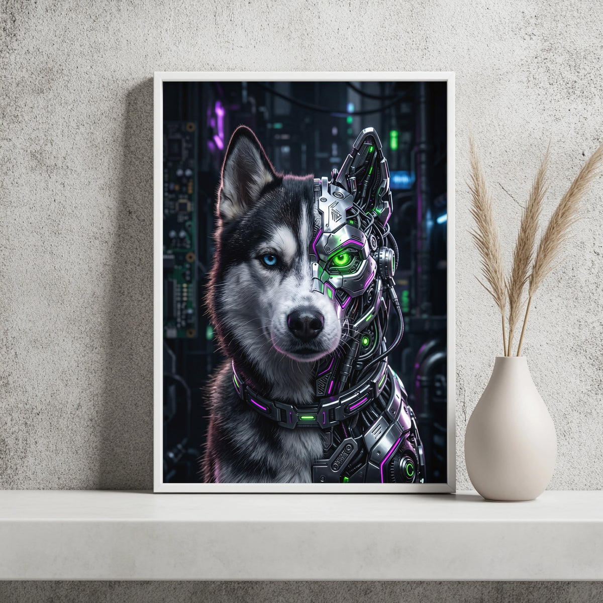 Cyber-Husky Poster – Raumansicht 2