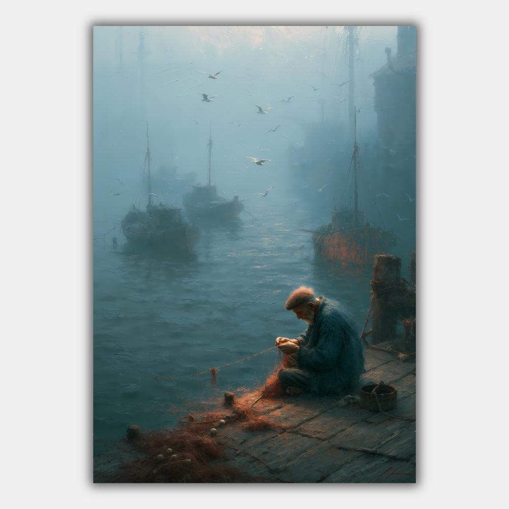 Fischer Maritim Nostalgie Poster – Produktansicht 1