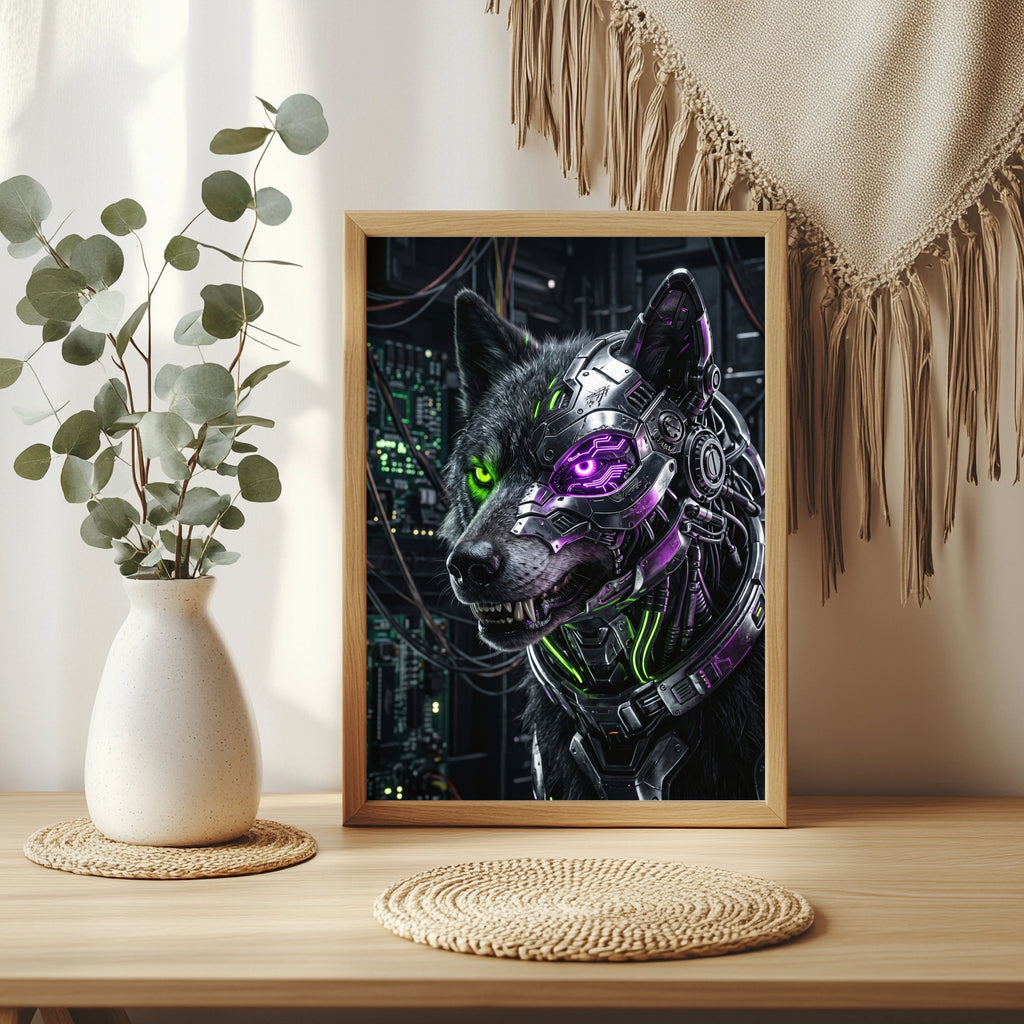 Cyber-Pferd Poster – Raumansicht 3