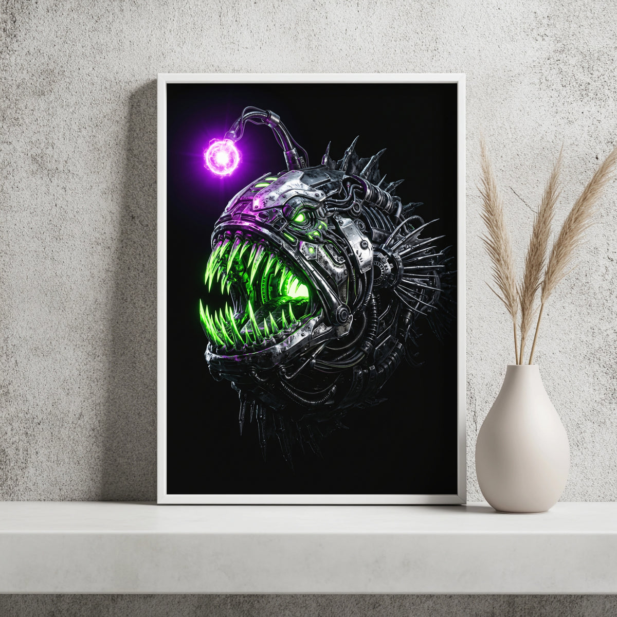 Cyber-Anglerfisch Poster – Raumansicht 2