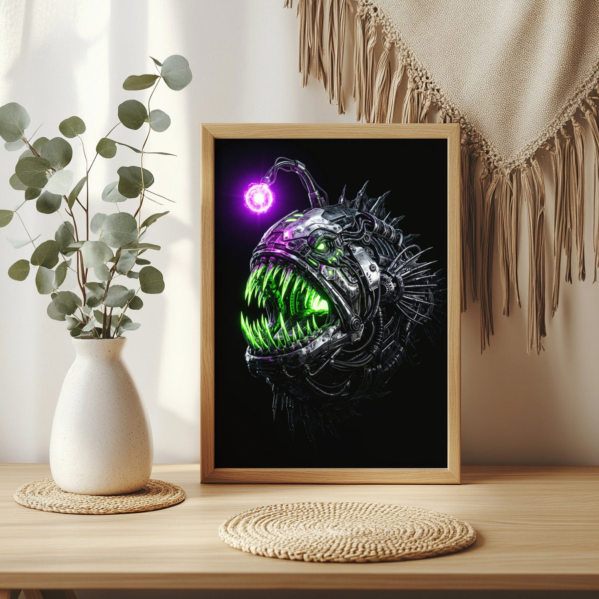 Cyber-Anglerfisch Poster – Raumansicht 3