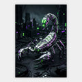 Cyber-Skorpion Poster – Freisteller