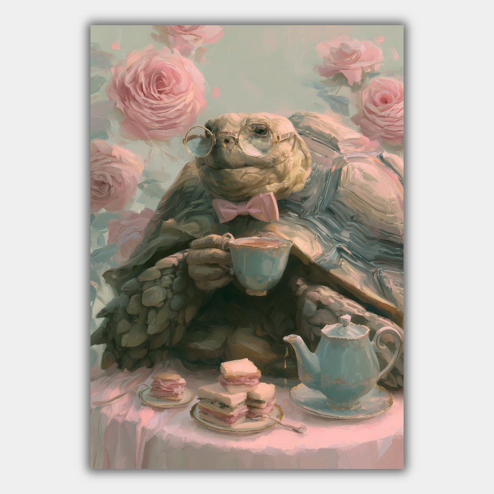 Schildkröte Tee Poster – Produktansicht 1