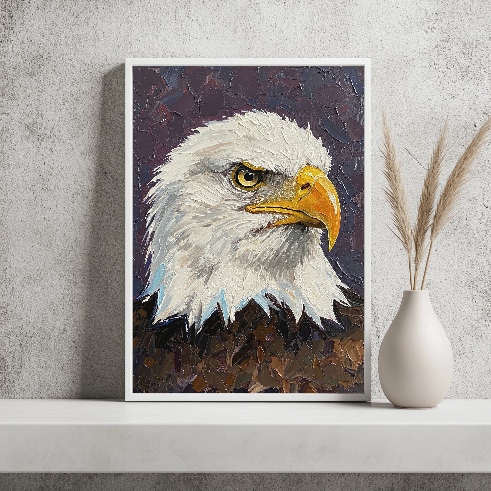 Weißkopfseeadler im Porträt Poster – Raumansicht 2