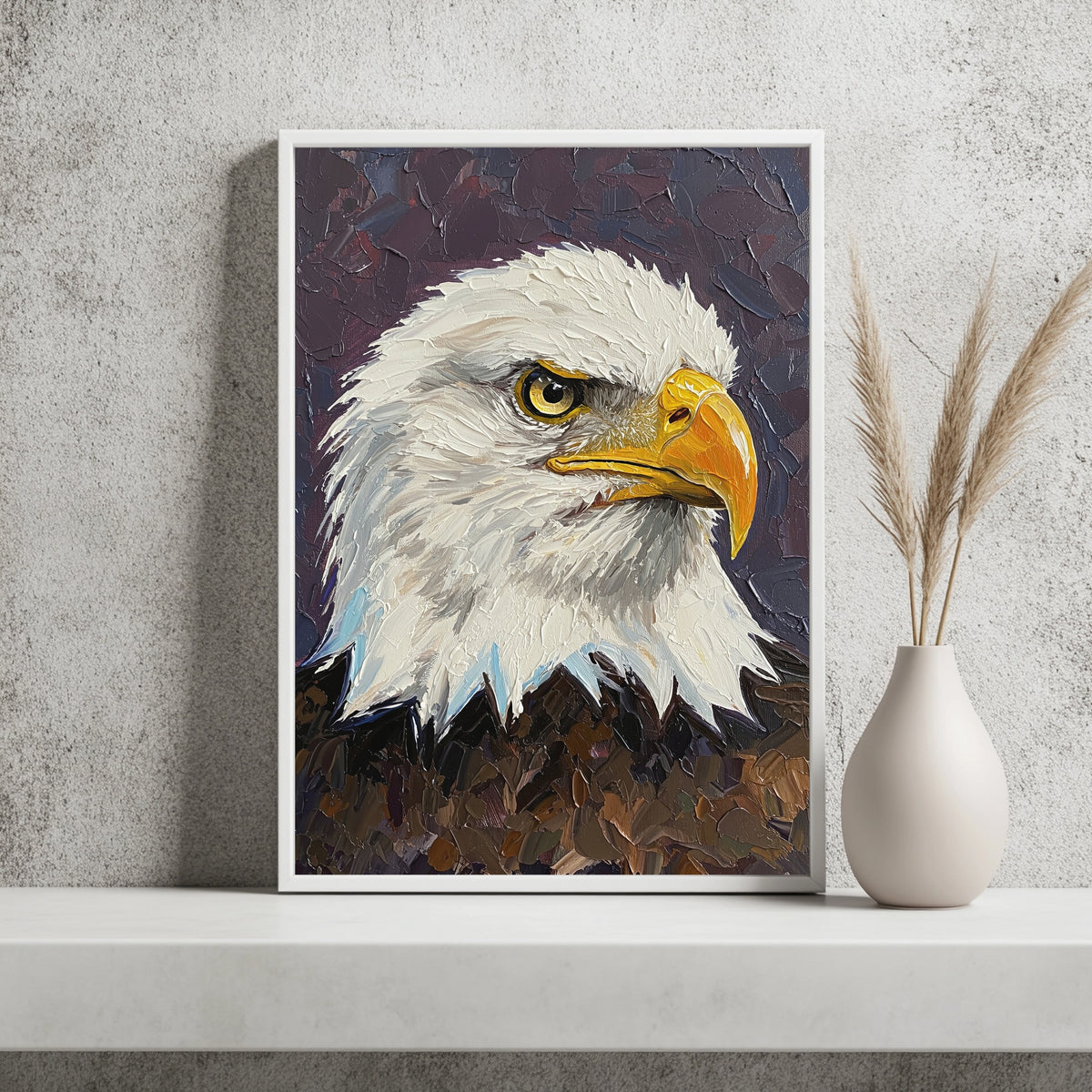 Weißkopfseeadler im Porträt Poster – Raumansicht 2