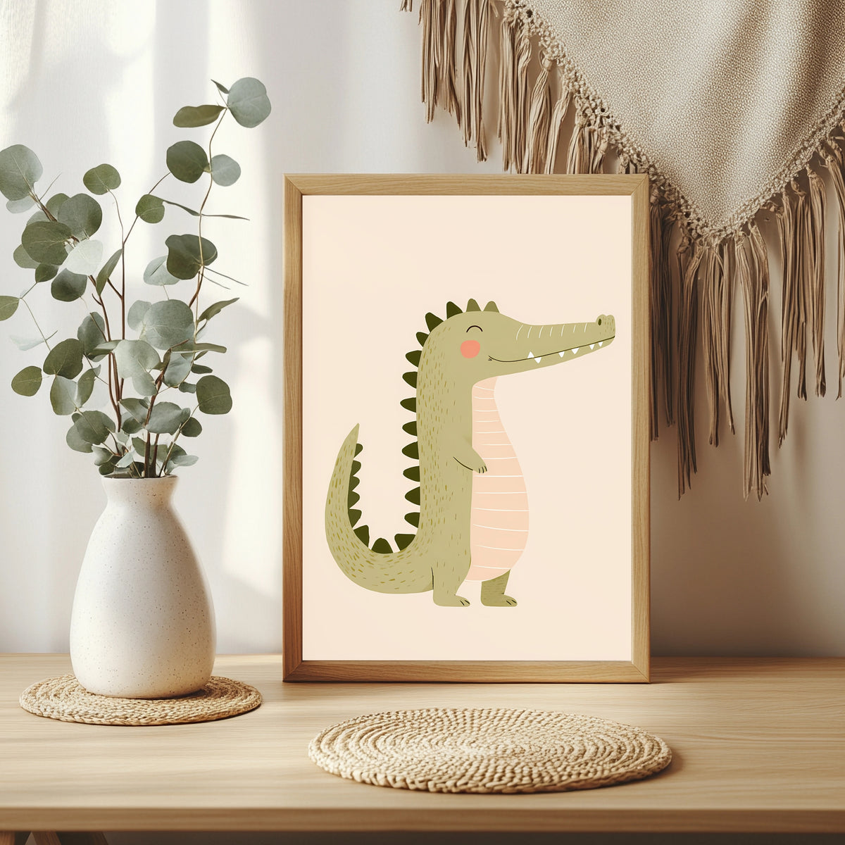Freundliches Krokodil Poster – Raumansicht 3