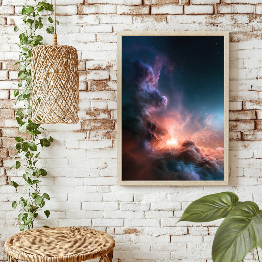 Kosmischer Nebel Poster – Raumansicht 1