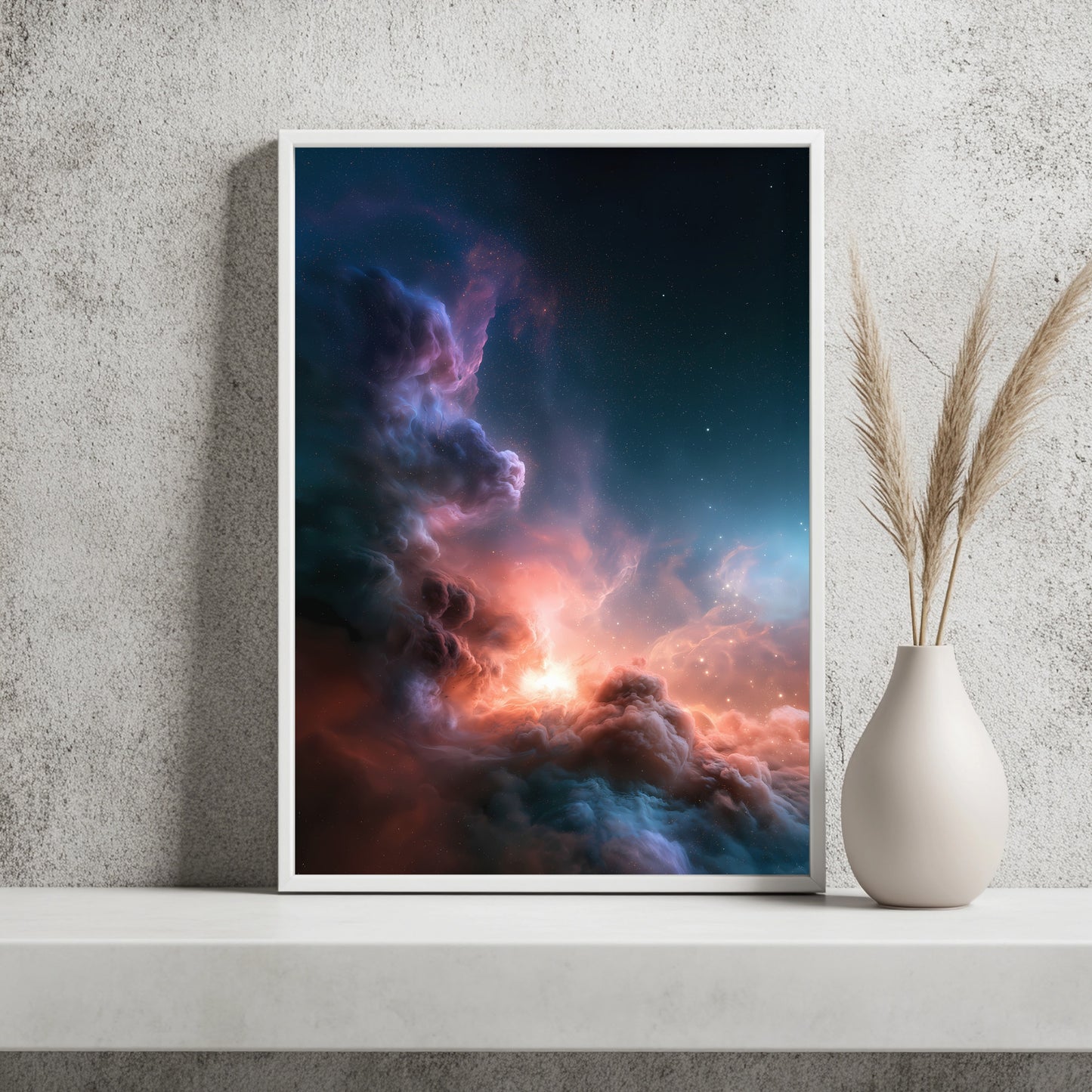 Kosmischer Nebel Poster – Raumansicht 2