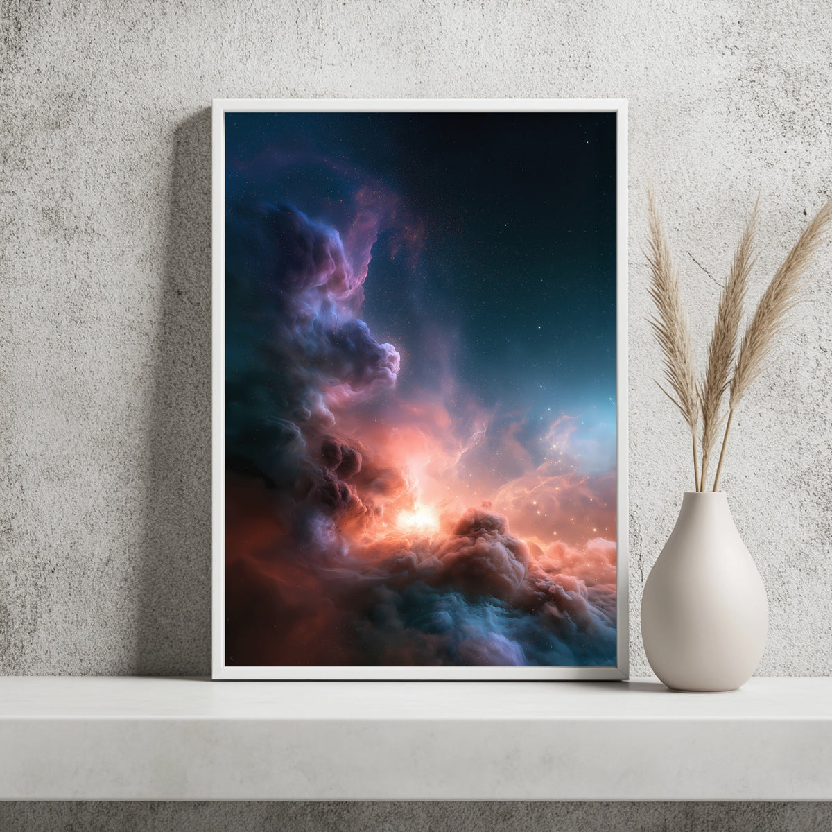 Kosmischer Nebel Poster – Raumansicht 2