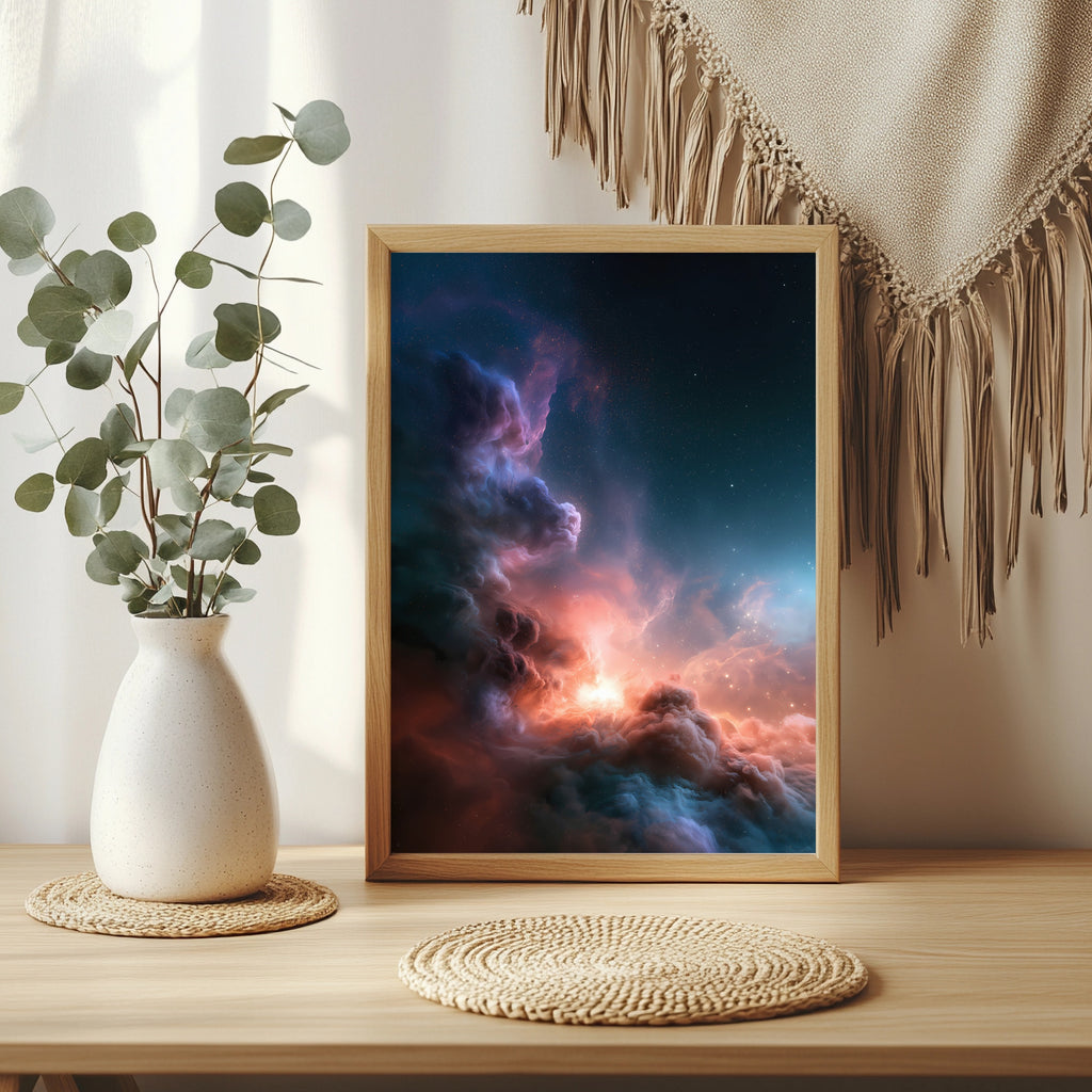 Kosmischer Nebel Poster – Raumansicht 3