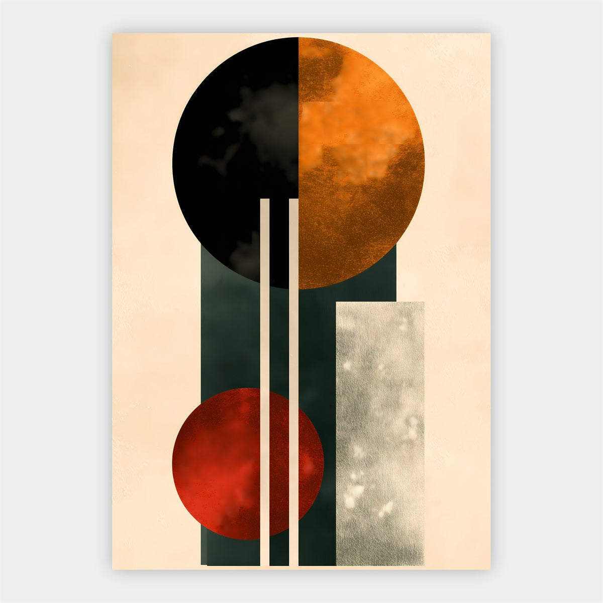 Geometrische Formen Poster – Freisteller