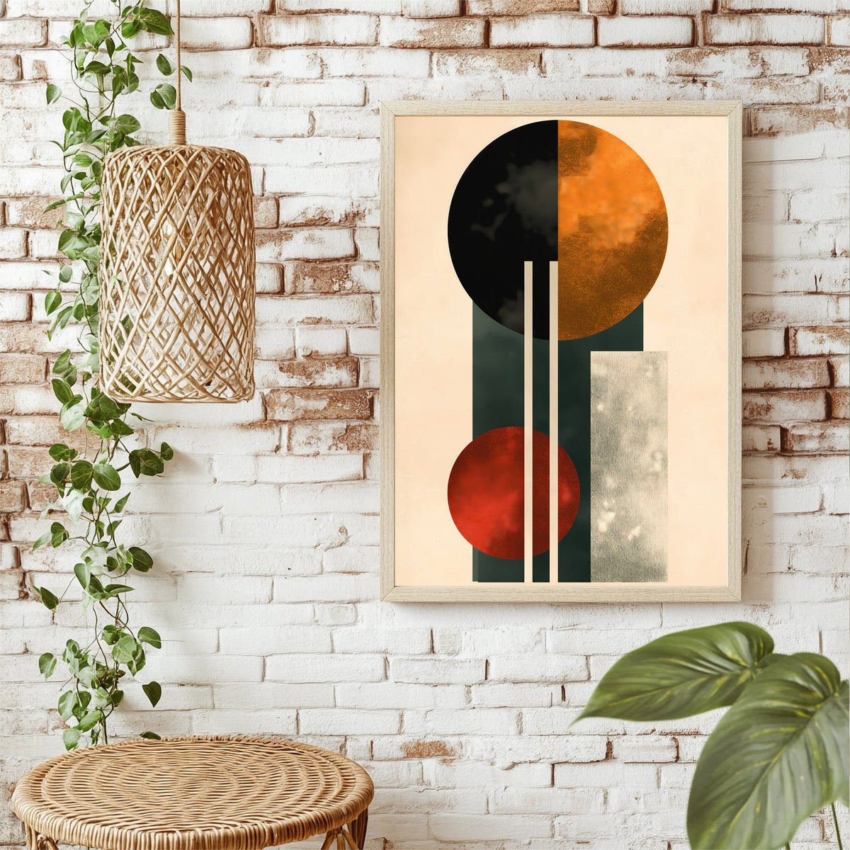 Geometrische Formen Poster – Raumansicht 1