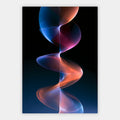 Leuchtendes Farbband Poster – Freisteller