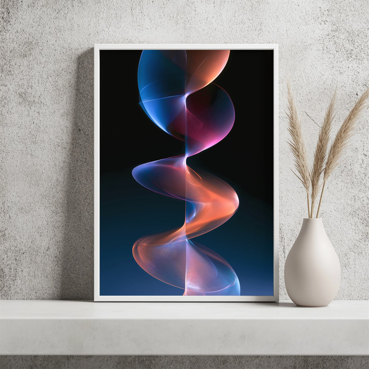 Leuchtendes Farbband Poster – Raumansicht 2