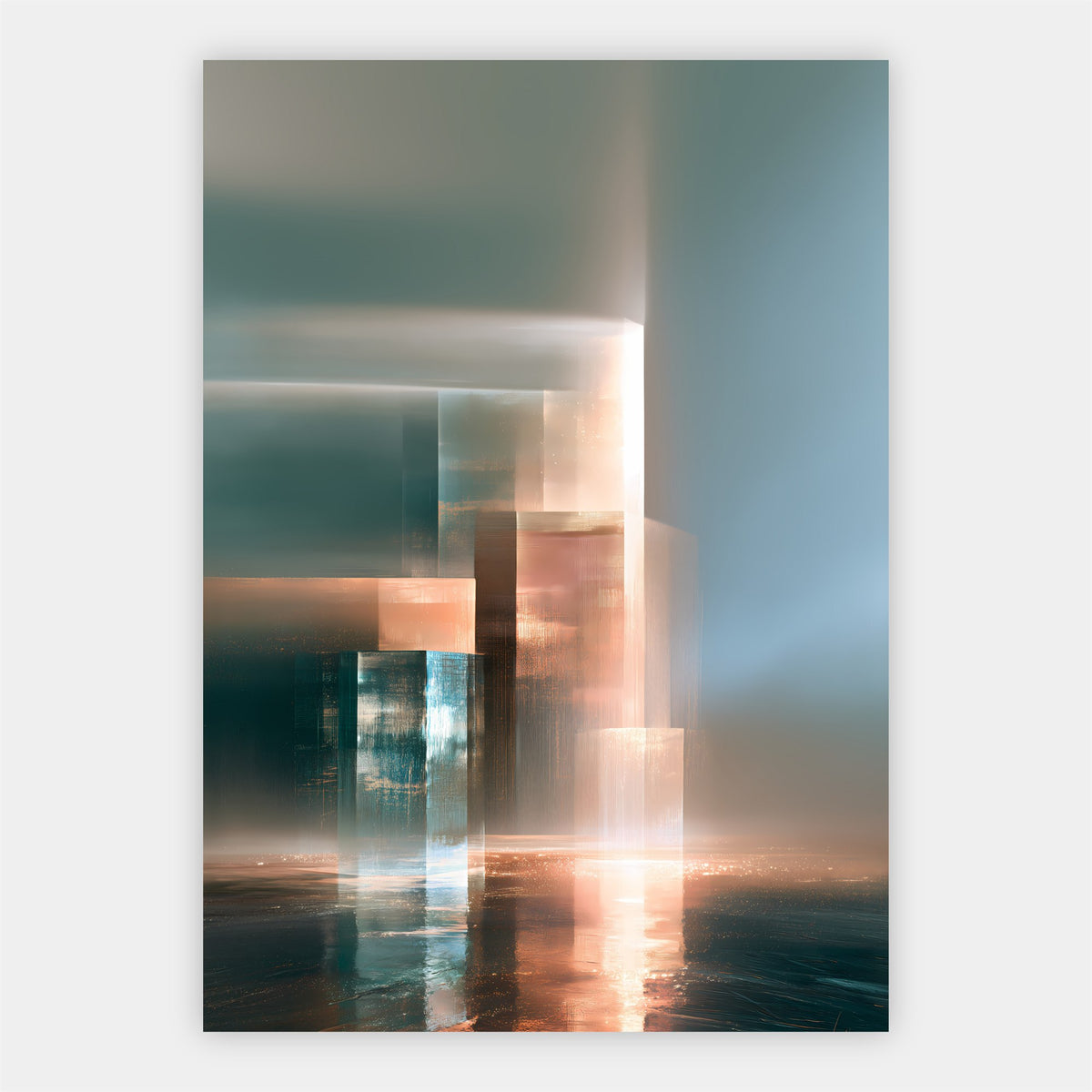 Lichtreflexe Poster – Freisteller