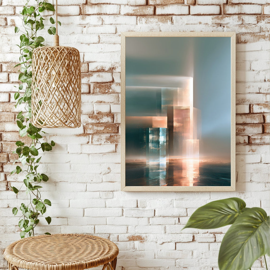 Lichtreflexe Poster – Raumansicht 1