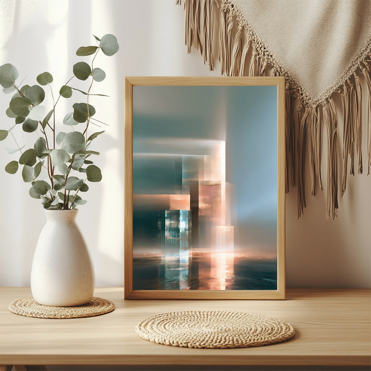 Lichtreflexe Poster – Raumansicht 3