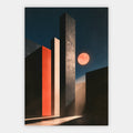 Geometrische Säulen Poster – Freisteller