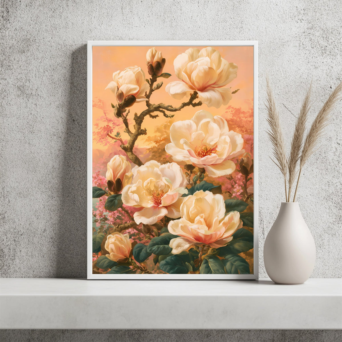 Magnolienzweig Poster – Raumansicht 2