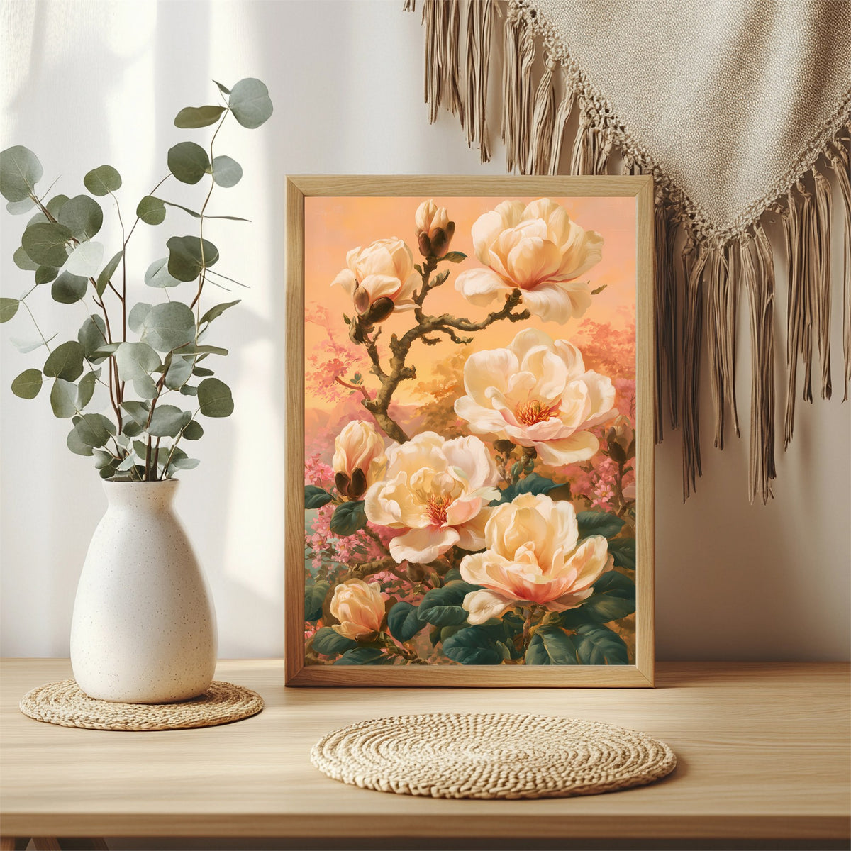 Magnolienzweig Poster – Raumansicht 3