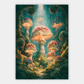 Verwunschener Pilzwald Poster – Freisteller