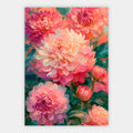 Rosa Dahlien Poster – Freisteller