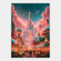 Futuristische Stadt Poster – Freisteller