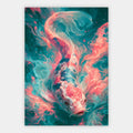 Neon Koi Poster – Freisteller